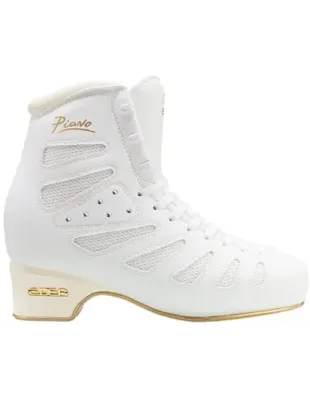 Edea Piano Kunstschaats Schoenen (breedte D) (wit) Wit 235 / 35