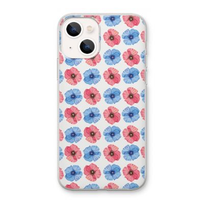 Klaproosjes: iPhone 13 mini Transparant Hoesje
