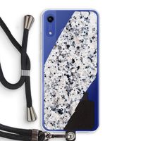 Gespikkelde marmer: Honor Play 8A Transparant Hoesje met koord