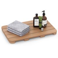 Toiletmat van HIPS-Hout Ontwerp Badmat Bestand Tegen een Belasting tot 150 kg Antislip Badmat Anticorrosief Roestbestendig Duurzaam