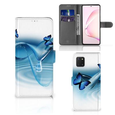 Samsung Note 10 Lite | Telefoonhoesje | Met pasjeshouder | Vlinders