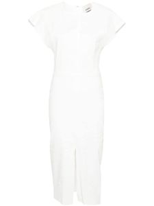 ISABEL MARANT robe Mirna mi-longue - Blanc