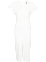 ISABEL MARANT robe Mirna mi-longue - Blanc - thumbnail