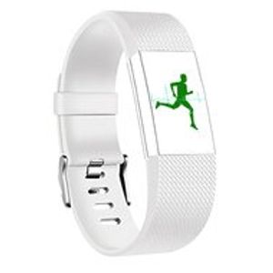 Fitbit Charge 2 sportbandje - Maat: Large - Wit