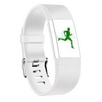 Fitbit Charge 2 sportbandje - Maat: Large - Wit