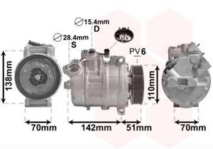 Van Wezel Airco compressor 0600K417