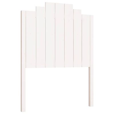 The Living Store Houten Hoofdeinde - Grenenhout - 81 x 4 x 110 cm - Wit