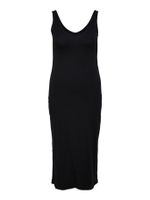 ONLY CARMAKOMA maxi jurk CARAPRIL van biologisch katoen zwart - thumbnail