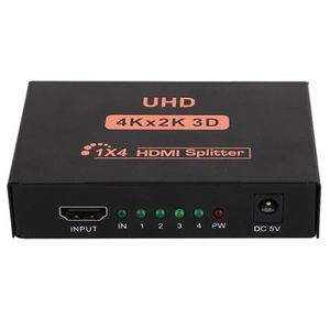 HDMI-splitter 1x4 CY10 - 3D, 4K Ultra HD - Zwart