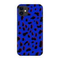 Blue Leopard: Volledig geprint iPhone 11 Hoesje