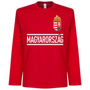 Hongarije Longsleeve Team T-Shirt