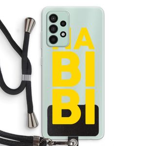 Habibi Majorelle : Samsung Galaxy A52s 5G Transparant Hoesje met koord