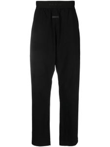 Fear Of God pantalon droit à patch logo - Noir