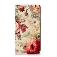 Smart Cover voor Samsung Galaxy A52 Bloemen