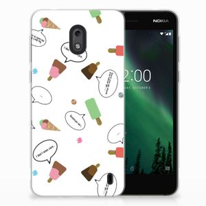 Nokia 2 Siliconen Case IJsjes