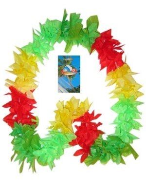 Hawaii krans rood-geel-groen