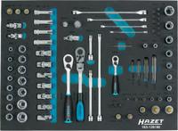 HAZET Dopsleutelset | 1/2 inch (12,5 mm) vierkant hol, 3/8 inch (10 mm) vierkant hol, 1/4 inch (6,3 mm) vierkant hol, 1/4 inch (6,3 mm) zeskant
