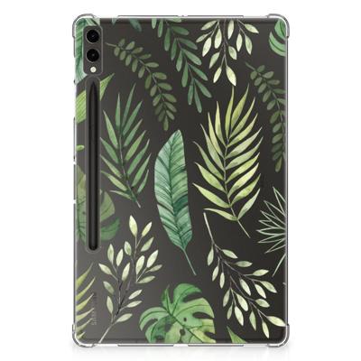 Samsung Galaxy Tab S9 Plus | Siliconen hoesje | Leaves