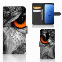 Samsung Galaxy S9 Plus | Telefoonhoesje | Met pasjeshouder | Uil