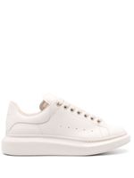 Alexander McQueen baskets Oversize en cuir - Blanc - thumbnail