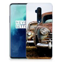 OnePlus 7T Pro Siliconen Hoesje met foto Vintage Auto