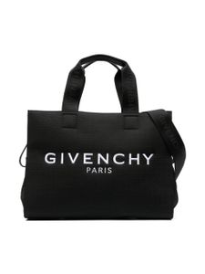 Givenchy Kids sac à langer à logo brodé 4G en jacquard - Noir