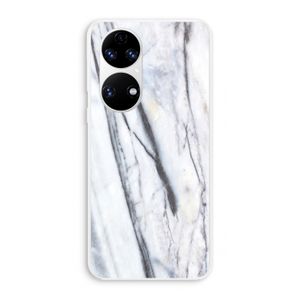 Gestreepte marmer: Huawei P50 Transparant Hoesje
