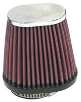 K&N Luchtfilter universeel verchroomd, Universele luchtfilters voor de moto, RC-2890
