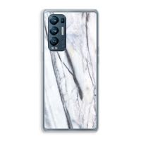 Gestreepte marmer: Oppo Find X3 Neo Transparant Hoesje Gestreepte marmer: Oppo Find X3 Neo Transparant Hoesje