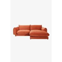 Sissy-Boy Countess 3-zits bank chaise longue rechts Copper