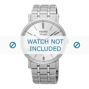 Horlogeband Seiko SRK033P1 / 6G28-00X0 / M0Z8111J0 Staal 21mm