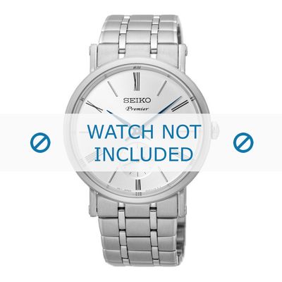 Horlogeband Seiko SRK033P1 / 6G28-00X0 / M0Z8111J0 Staal 21mm