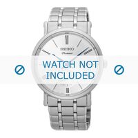Seiko horlogeband SRK033P1 / 6G28 00X0 Staal Zilver 21mm