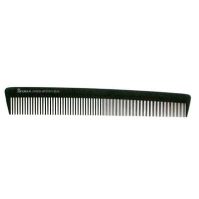 Denman Carbon Barbering Comb Kam C008SXCD Zwart 1St