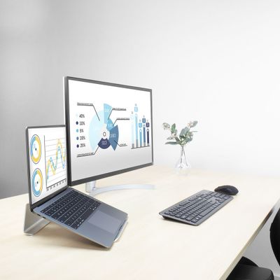 ACT Connectivity Laptopstandaard aluminium standaard
