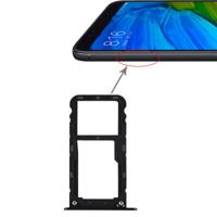 2 SIM-kaarthouder / Micro SD-kaart lade voor Xiaomi Redmi 5 Plus(Black)