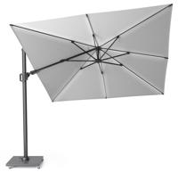 Zweefparasol Challenger T2 Glow 300x300 cm zonwering - Platinum
