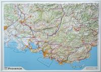 Reliëfkaart 60202 Provence met voelbaar 3D reliëf | 113 x 80 cm | IGN - Institut Géographique National