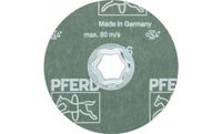 PFERD 64190003 Combiclick korrel fiberschijf Ø 115 mm A 36 voor universele toepassingen Diameter 115 mm - thumbnail