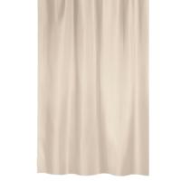 MSV Douchegordijn - beige - gerecycled polyester - 180 x 200 cm - wasbaar