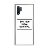 Self love: Samsung Galaxy Note 10 Plus Transparant Hoesje
