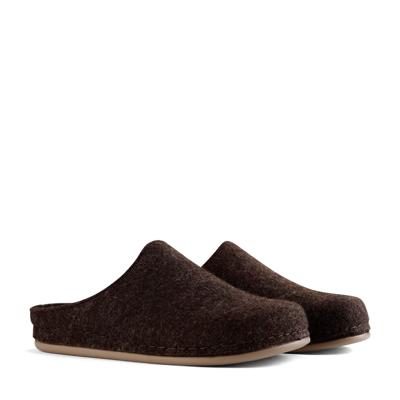 Travelin&apos; Women - open heel slipper - Bruin - Maat 36