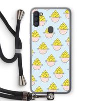 Citroenen: Samsung Galaxy A11 Transparant Hoesje met koord Citroenen: Samsung Galaxy A11 Transparant Hoesje met koord