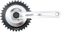 Amar crankstel crankset 4-edge 33t 170mm b/sil.