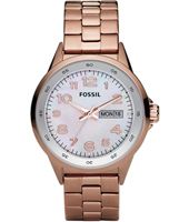 Horlogeband Fossil AM4334 Roestvrij staal (RVS) Rosé 18mm