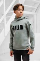 Ballin Amsterdam Perforated Logo Hoodie Kids Lichtgroen - Maat 152 - Kleur: Lichtgroen | Soccerfanshop