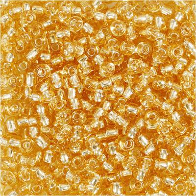 Creativ Company Rocailles, d 3 mm, afm 8/0, gatgrootte 0,6-1,0 mm, goud, 25 gr/ 1 doos Creativ Company Rocailles, d 3 mm, afm 8/0, gatgrootte 0,6-1,0 mm, goud, 25 gr/ 1 doos
