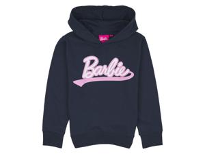 Barbie Meisjes hoodie (98/104, Donkerblauw)