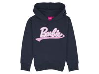 Barbie Meisjes hoodie (98/104, Donkerblauw) - thumbnail