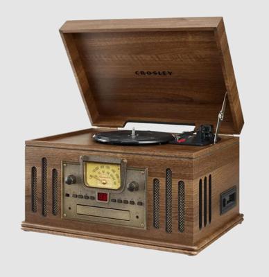 Crosley Musician 8-in-1 Entertainment System - Walnoot